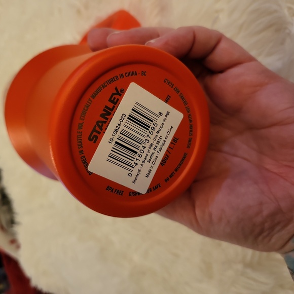 NIB STANLEY 40OZ QUENCHER H2.0 FLOWSTATE TUMBLER- TIGER LILY - Picture 4 of 6